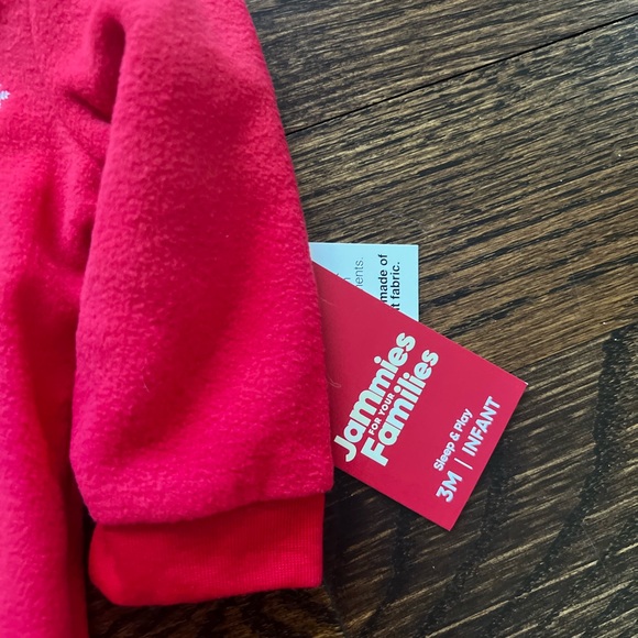 Baby's First Christmas Red Onesie - Picture 2 of 3